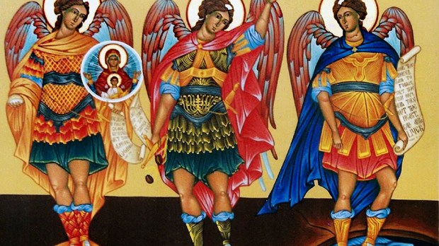 web-29-santos arcángeles-Miguel-Gabriel y Rafael-public domain