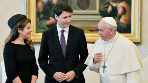 VATICAN-CANADA-POPE-TRUDEAU
