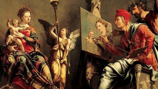 LUKE PAINTING THE VIRGIN