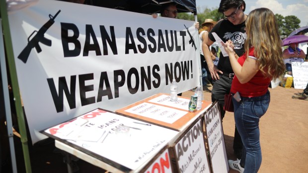 ban weapons texas