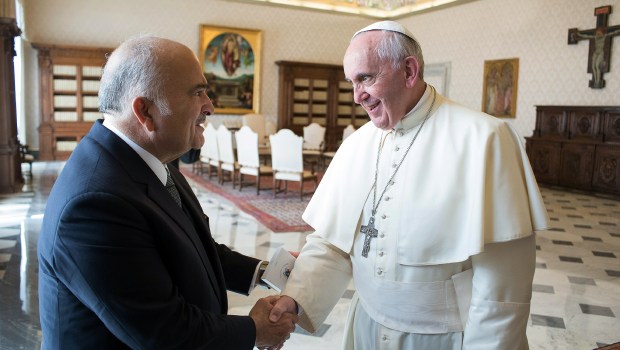 hassan bin talal pope francis