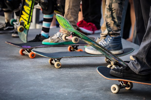 skateboards