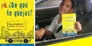 Con parálisis cerebral es taxista, papá y escritor, y tú ¿de qué te quejas?