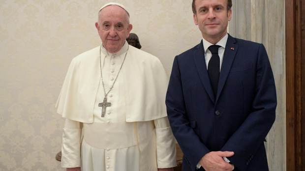 Pope-Francis-French-President-Emmanuel-Macron-AFP