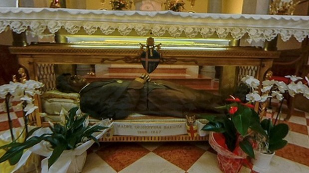 Remains of St. Josephine Bakhita, in the Church of Sacra Famiglia in Schio