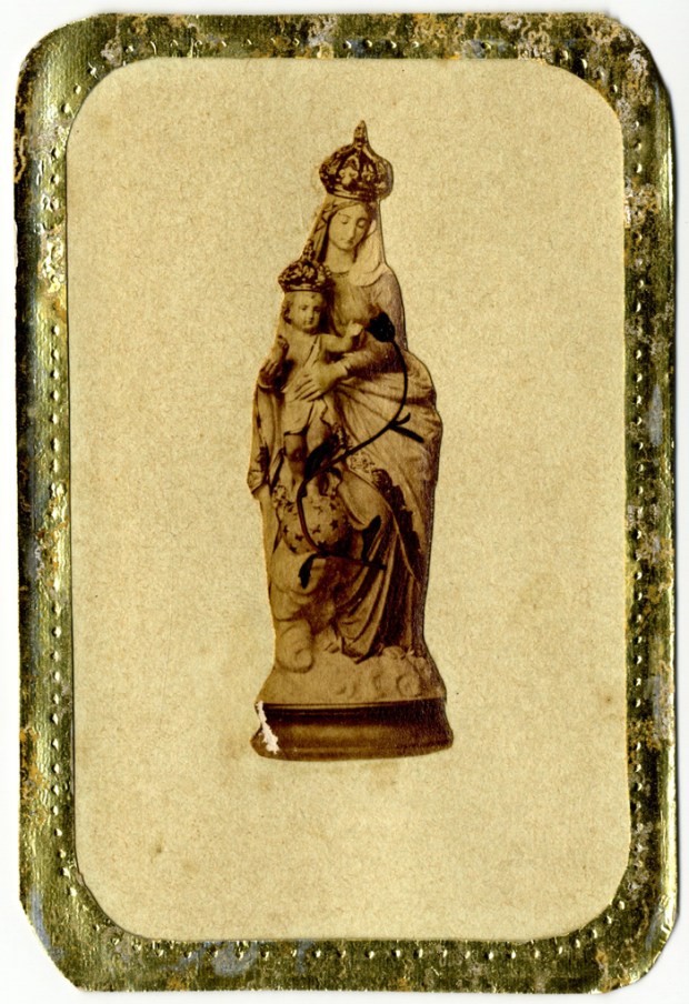 virgen con saxifraga