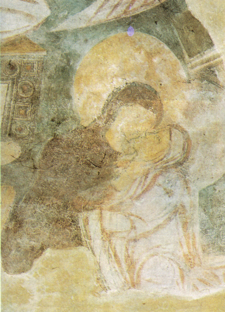 Visitación de María a Isabel, imagen del siglo IX