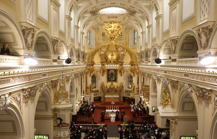 Pope-Francis-prayer-service-at-the-Basilique-cathedral-Notre-Dame-in-Quebec-AFP