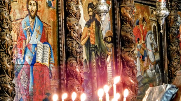 Iconos en el Pozo de María, Nazaret