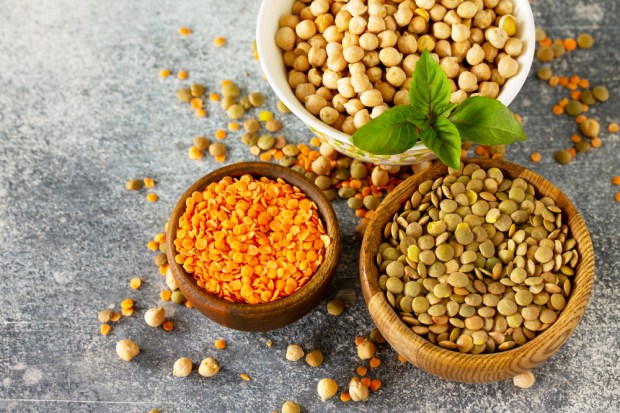 Garbanzos, lentejas