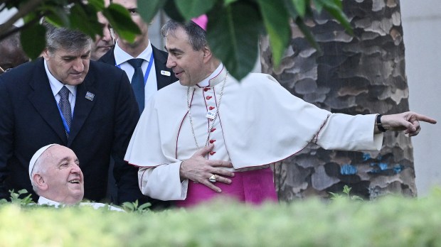 Pope-Francis-meeting-with-Bishops-at-the-National-Episcopal-Conference-of-Congo-AFP