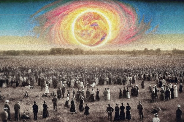 Fatima's Miracle of the Sun as envisioned by A.I.