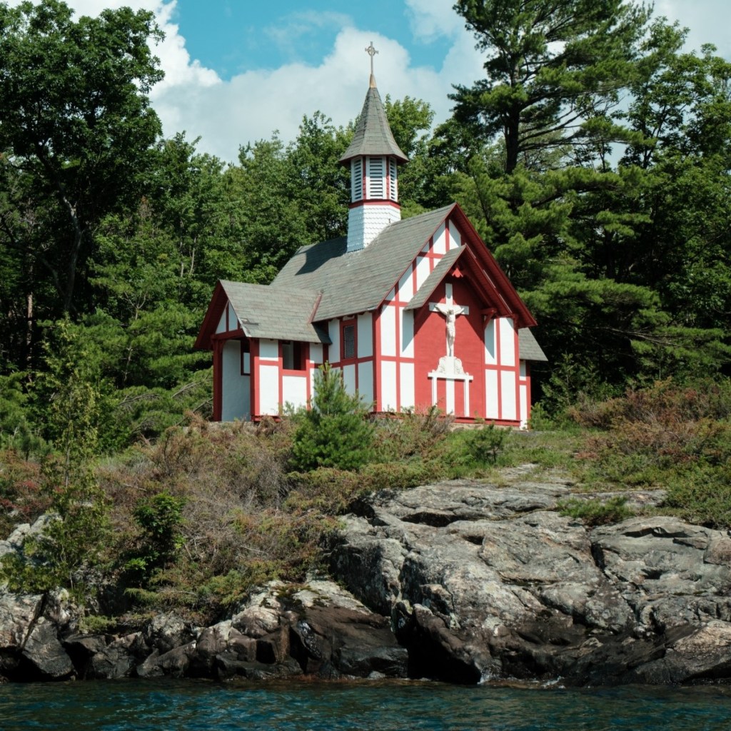 The Chapel of Isaac Jogues, on Lake George in Bolton, New York