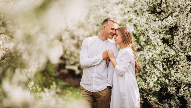 happy couple in love