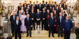 El Real Madrid agradece a la Virgen por su copa de la Champions